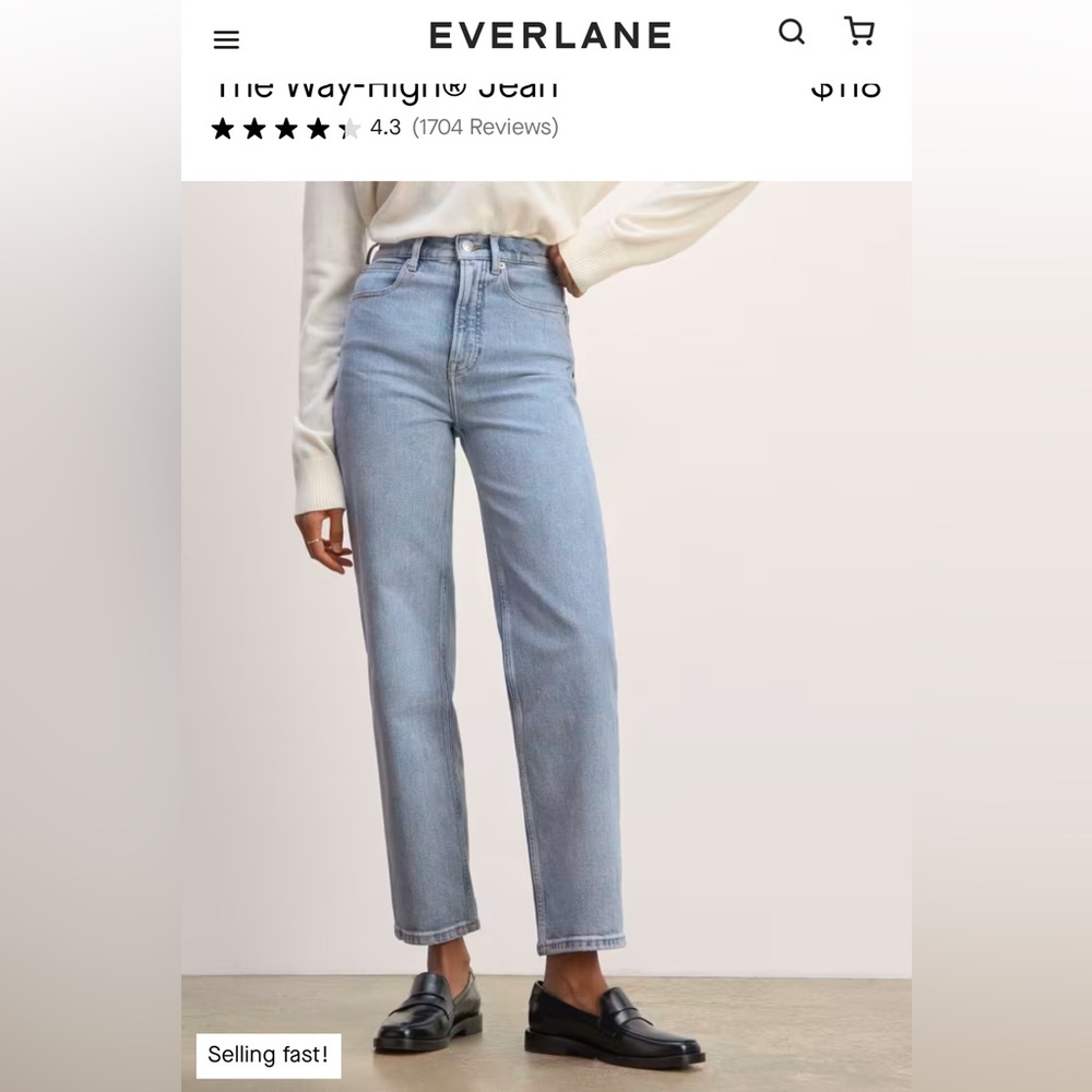 Everlane Way High Jeans